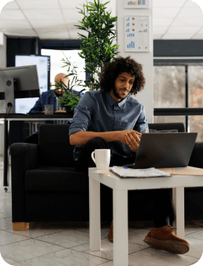 Co-working desks & dedicated cabins